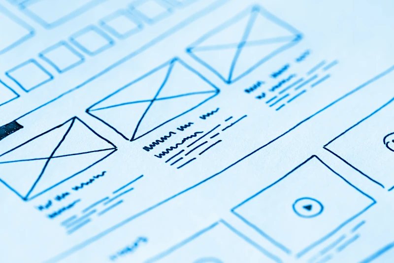 Web design sketch